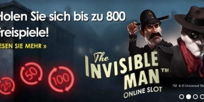 Freispiele fuer den Slot The Invisible Man