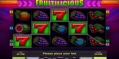 Fruitilicious Spielautomat im Stargames Casino