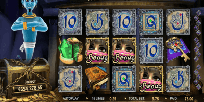 Der Spielautomat Millionaire Genie im 888 Casino