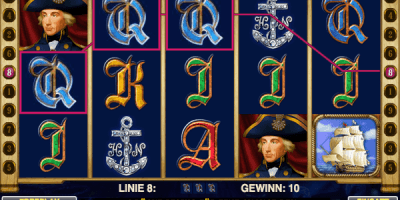 Der neue Spielautomat Admiral Nelson im OCD