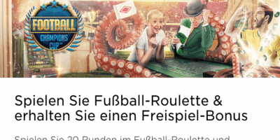 Fußball-Roulette im Mr Green Casino